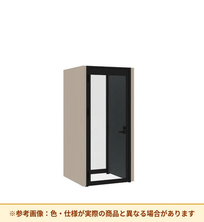 コクヨ ワークポッドテトラ 1人用フリー 背ガラス 右側左開きドア PLP-TY1111L