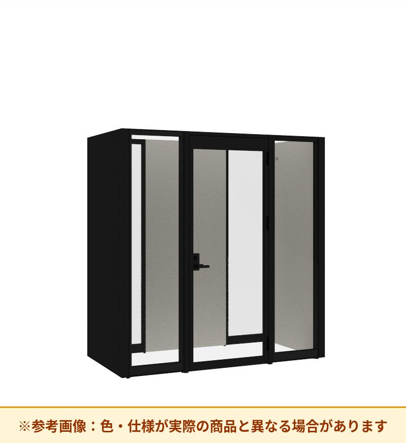 コクヨ ワークポッドテトラ 2人用フリー 背ガラス 右側右開きドア PLP-TY2211R