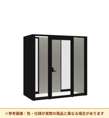 コクヨ ワークポッドテトラ 2人用フリー 背ガラス 右側右開きドア PLP-TY2211R