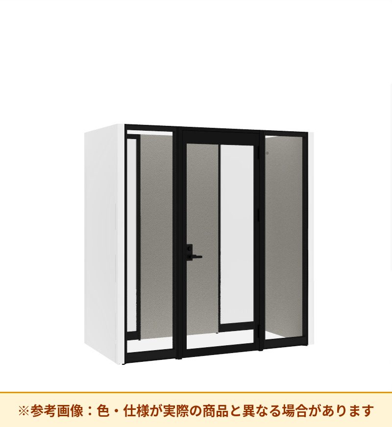 コクヨ ワークポッドテトラ 2人用フリー 背ガラス 右側右開きドア PLP-TY2211R