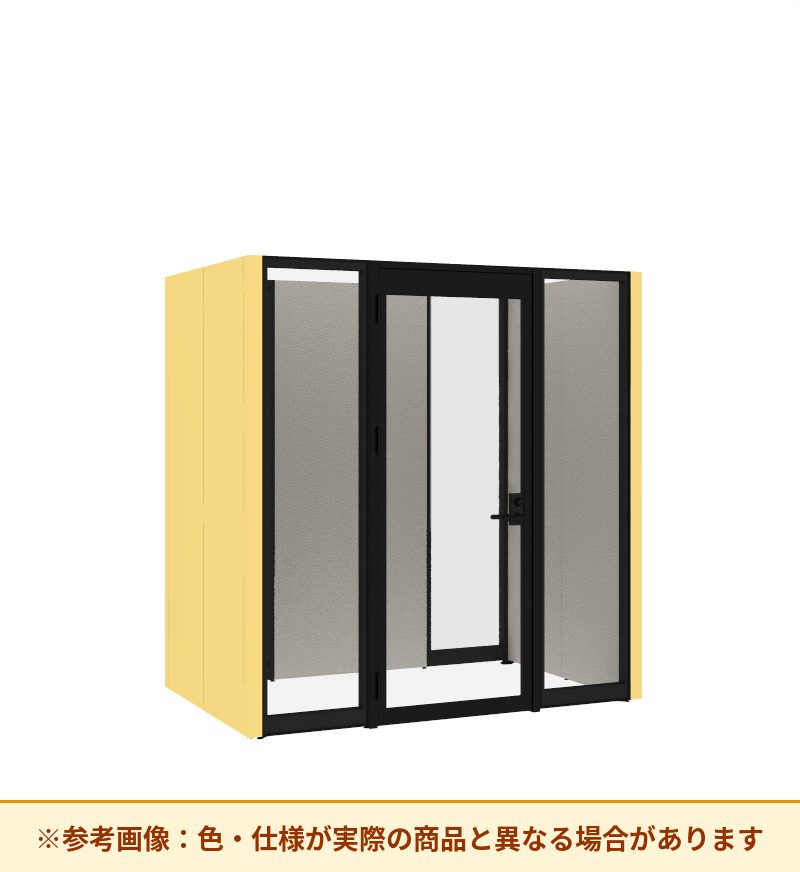 コクヨ ワークポッドテトラ 4人用フリー 背ガラス 右側左開きドア PLP-TY2214L
