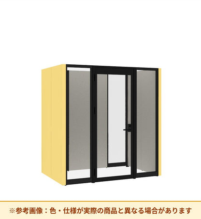 コクヨ ワークポッドテトラ 4人用フリー 背ガラス 右側左開きドア PLP-TY2214L
