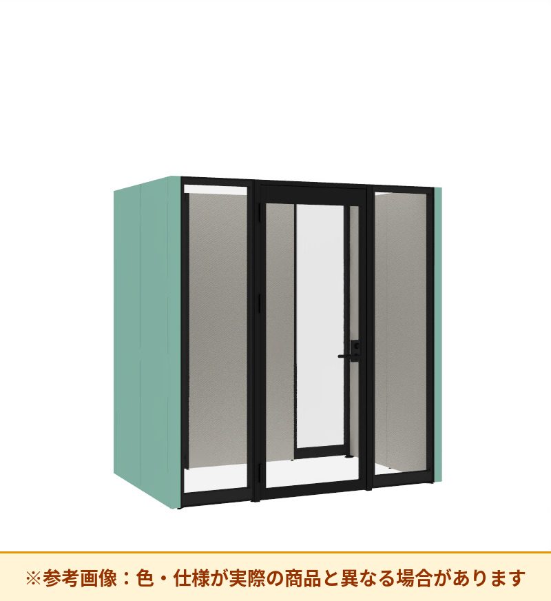 コクヨ ワークポッドテトラ 4人用フリー 背ガラス 右側左開きドア PLP-TY2214L