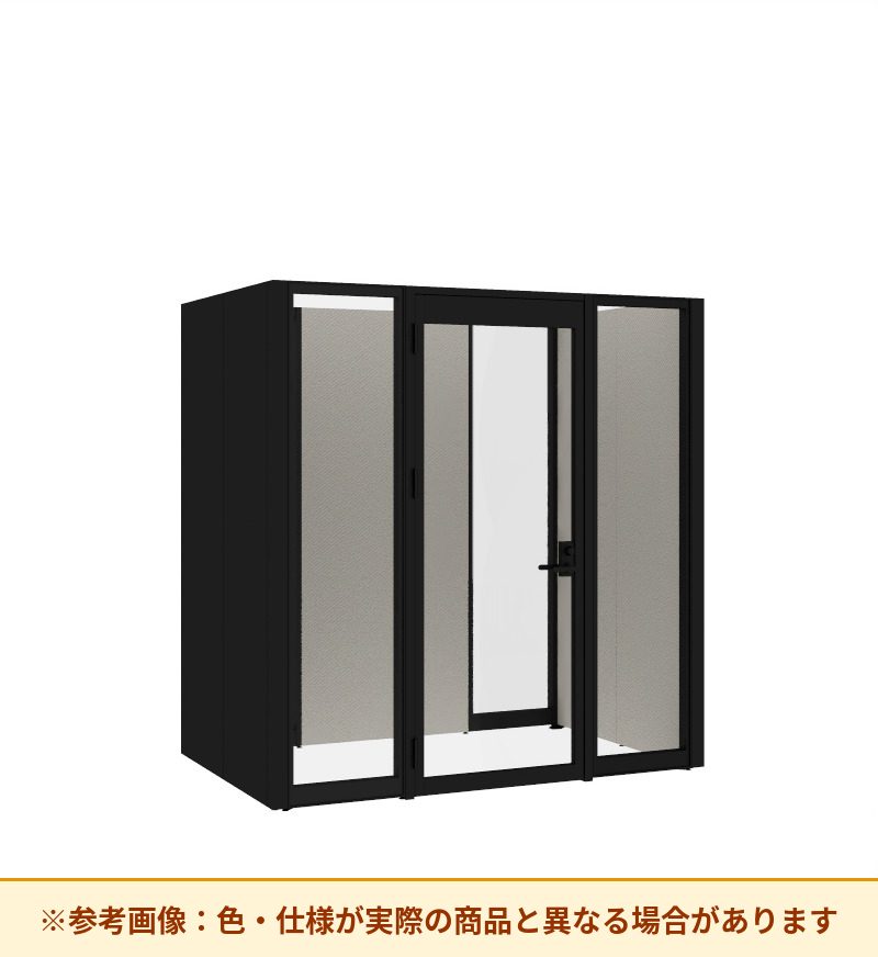 コクヨ ワークポッドテトラ 4人用フリー 背ガラス 右側左開きドア PLP-TY2214L
