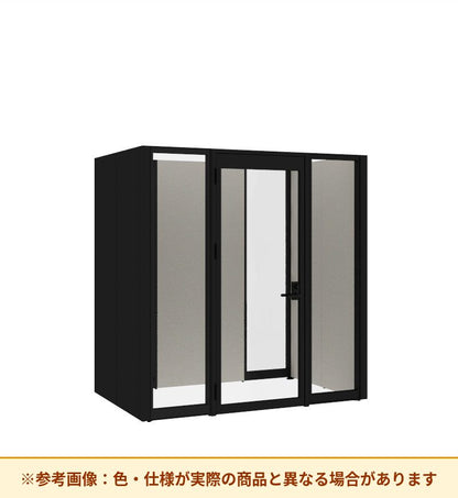 コクヨ ワークポッドテトラ 4人用フリー 背ガラス 右側左開きドア PLP-TY2214L