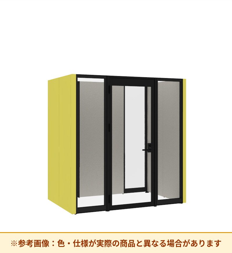 コクヨ ワークポッドテトラ 4人用フリー 背ガラス 右側左開きドア PLP-TY2214L