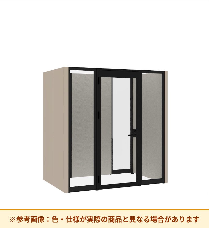 コクヨ ワークポッドテトラ 4人用フリー 背ガラス 右側左開きドア PLP-TY2214L