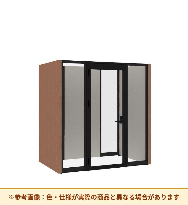 コクヨ ワークポッドテトラ 4人用フリー 背ガラス 右側左開きドア PLP-TY2214L