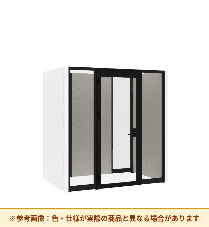 コクヨ ワークポッドテトラ 4人用フリー 背ガラス 右側左開きドア PLP-TY2214L