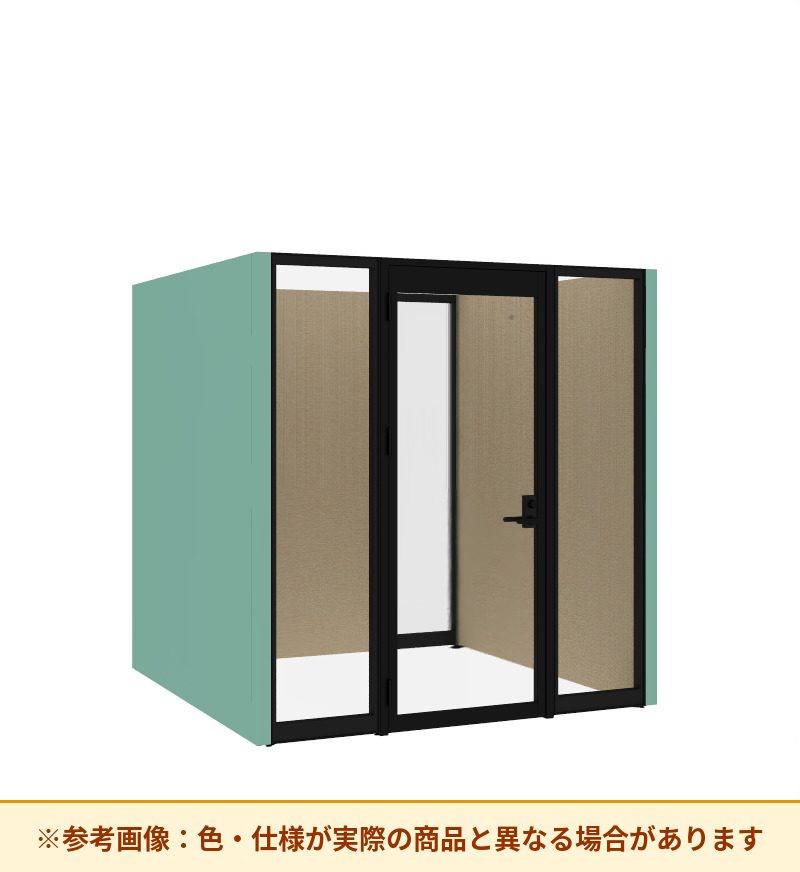 コクヨ ワークポッドテトラ 6人用フリー 背ガラス 右側左開きドア PLP-TY2222L