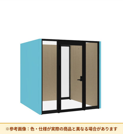 コクヨ ワークポッドテトラ 6人用フリー 背ガラス 右側左開きドア PLP-TY2222L
