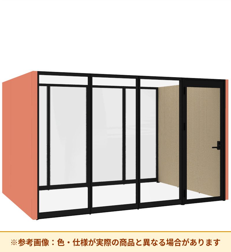 コクヨ ワークポッドテトラ 8人用フリー 背ガラス 右側左開きドア PLP-TY3725L