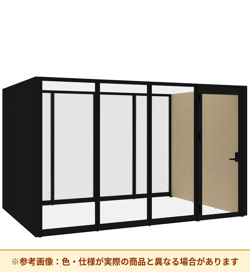 コクヨ ワークポッドテトラ 8人用フリー 背ガラス 右側左開きドア PLP-TY3725L