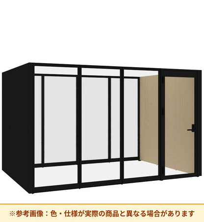 コクヨ ワークポッドテトラ 8人用フリー 背ガラス 右側左開きドア PLP-TY3725L