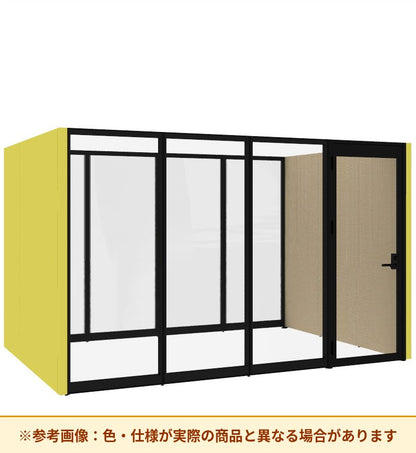 コクヨ ワークポッドテトラ 8人用フリー 背ガラス 右側左開きドア PLP-TY3725L