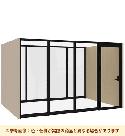 コクヨ ワークポッドテトラ 8人用フリー 背ガラス 右側左開きドア PLP-TY3725L