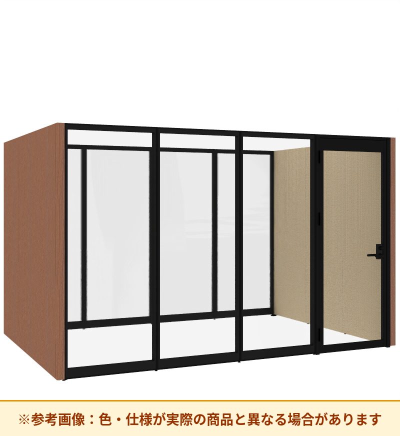 コクヨ ワークポッドテトラ 8人用フリー 背ガラス 右側左開きドア PLP-TY3725L