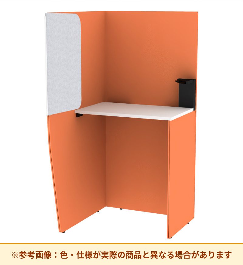 コクヨ ブース ヴェルテ バックP付2．0サイドR トレー付ハイ天板 PVE-S8RHBBMA