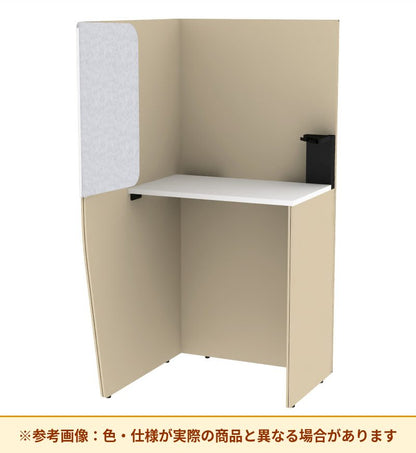 コクヨ ブース ヴェルテ バックP付2．0サイドR トレー付ハイ天板 PVE-S8RHBBMA