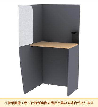 コクヨ ブース ヴェルテ バックP付2．0サイドR トレー付ハイ天板 PVE-S8RHBBMA
