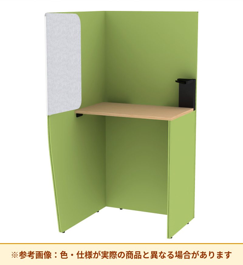 コクヨ ブース ヴェルテ バックP付2．0サイドR トレー付ハイ天板 PVE-S8RHBBMA