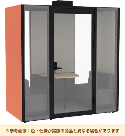 コクヨ ワークポッドフレックス 2人用 背ガラス右 LAN有 PWP-FF21GR2