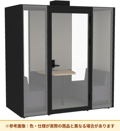 コクヨ ワークポッドフレックス 2人用 背ガラス右 LAN有 PWP-FF21GR2