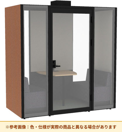 コクヨ ワークポッドフレックス 2人用 背ガラス右 LAN有 PWP-FF21GR2