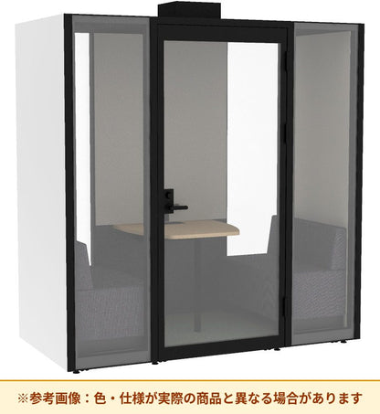 コクヨ ワークポッドフレックス 2人用 背ガラス右 LAN有 PWP-FF21GR2