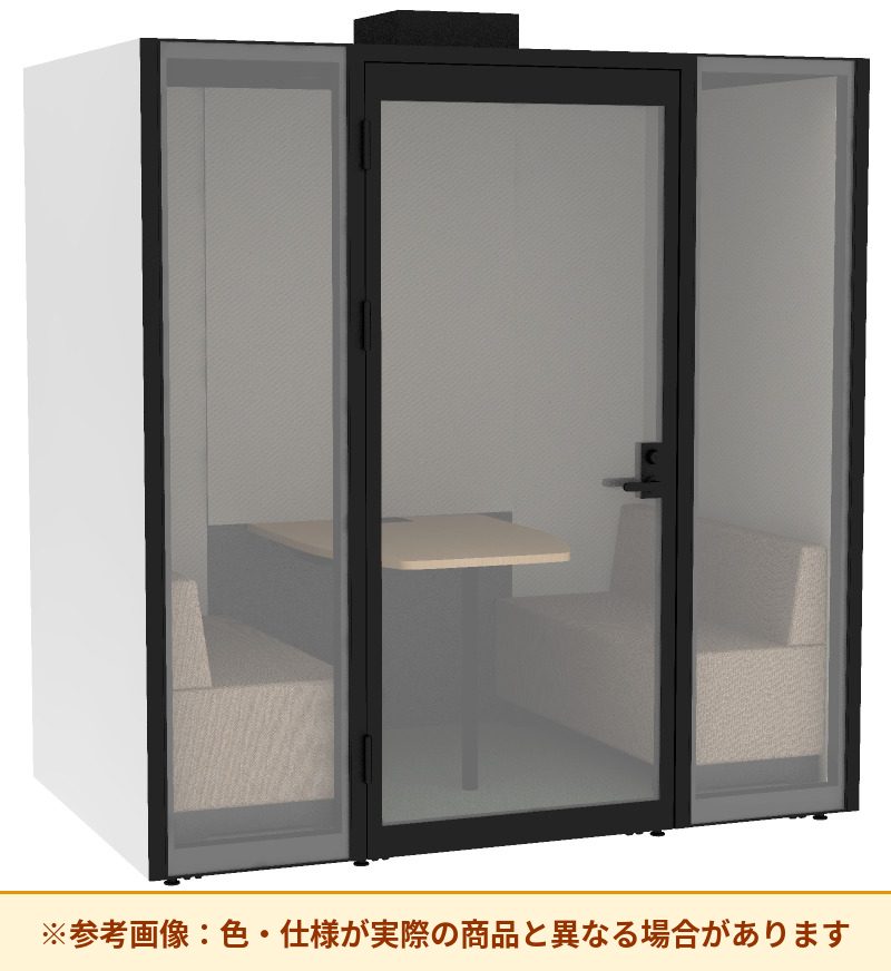 コクヨ ワークポッドフレックス 4人用 背パネル 左 LAN有 PWP-FF24PL2