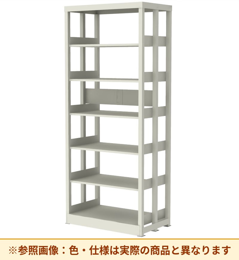 コクヨ 複柱書架Sタイプ 両面タイプ（スチール製） 本体素材：スチール 棚板素材：スチール RFF-76