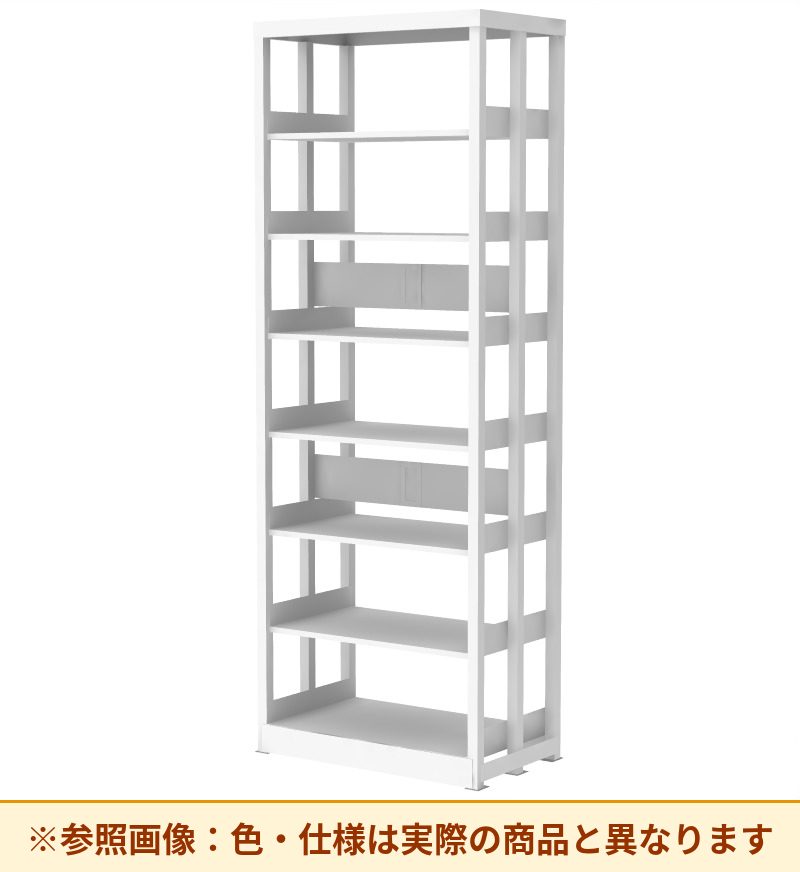 コクヨ 複柱書架Sタイプ 両面タイプ（スチール製） 本体素材：スチール 棚板素材：スチール RFF-77