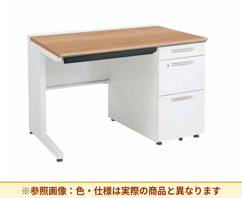 コクヨ ｉSデスクシステム 片袖机 右袖段数：3段 右袖仕様：B4ロング SD-ISN1075LCBS