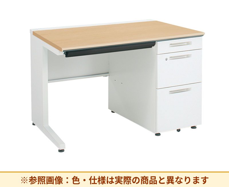 コクヨ ｉSデスクシステム 片袖机 右袖段数：3段 右袖仕様：B4ロング SD-ISN1075LCBS