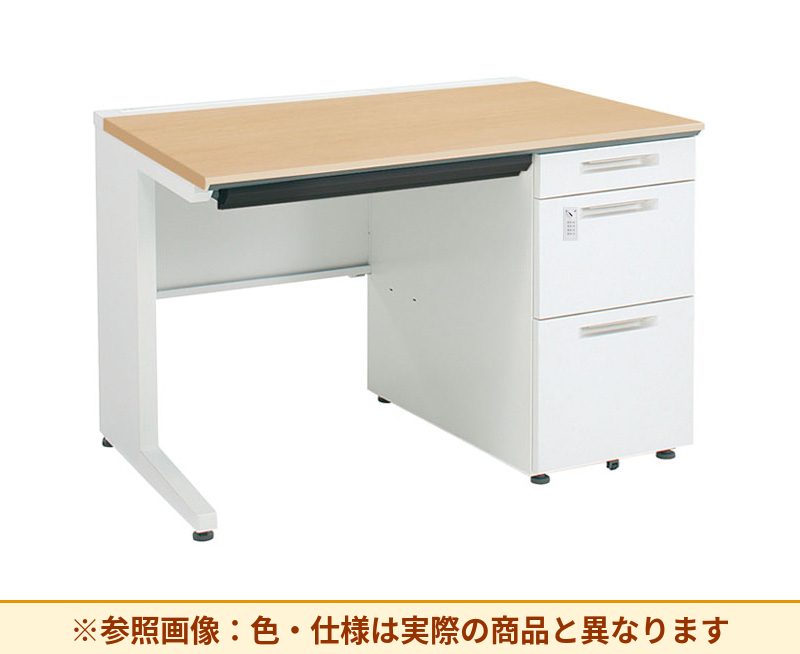 コクヨ ｉSデスクシステム 片袖机 右袖段数：3段 右袖仕様：B4ロング SD-ISN1075LDCBS