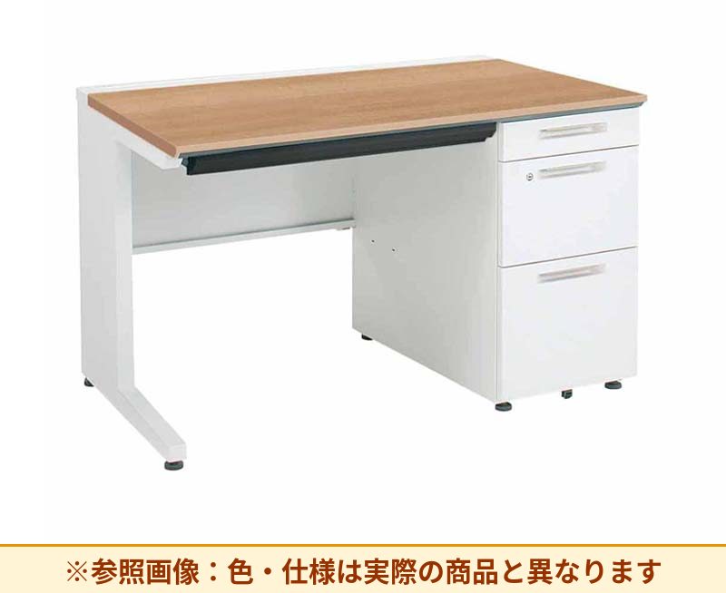 コクヨ ｉSデスクシステム 片袖机 右袖段数：3段 右袖仕様：B4ロング SD-ISN1175LCBS