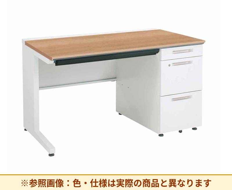 コクヨ ｉSデスクシステム 片袖机 右袖段数：3段 右袖仕様：A4ロング SD-ISN1275LCAS