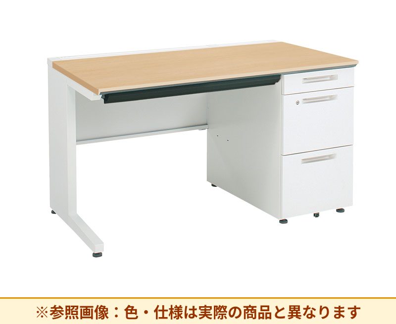コクヨ ｉSデスクシステム 片袖机 右袖段数：3段 右袖仕様：A4ロング SD-ISN1275LCAS
