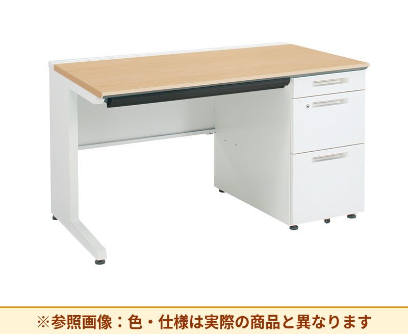 コクヨ ｉSデスクシステム 片袖机 右袖段数：3段 右袖仕様：B4ロング SD-ISN1275LCBS