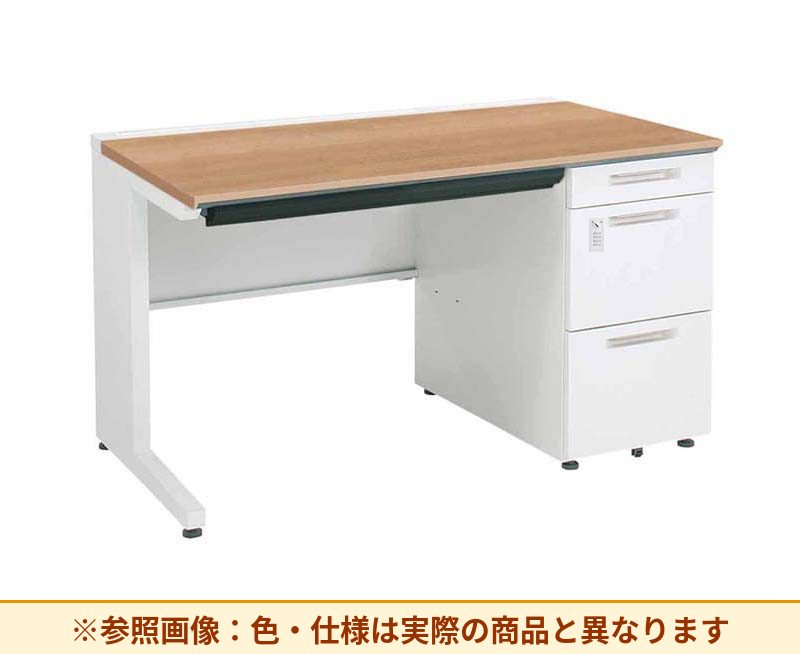 コクヨ ｉSデスクシステム 片袖机 右袖段数：3段 右袖仕様：A4ロング SD-ISN1275LDCAS