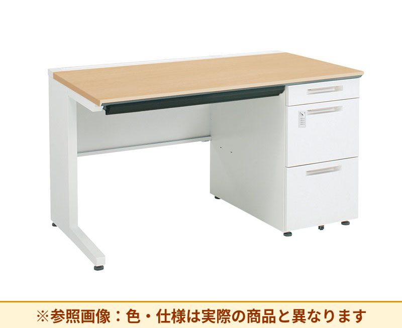 コクヨ ｉSデスクシステム 片袖机 右袖段数：3段 右袖仕様：A4ロング SD-ISN1275LDCAS
