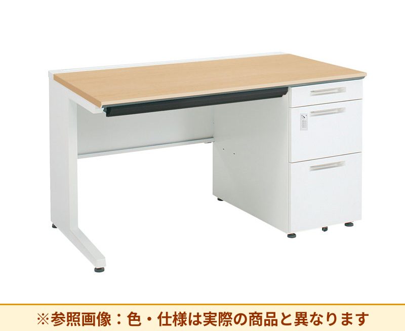 コクヨ ｉSデスクシステム 片袖机 右袖段数：3段 右袖仕様：B4ロング SD-ISN1275LDCBS