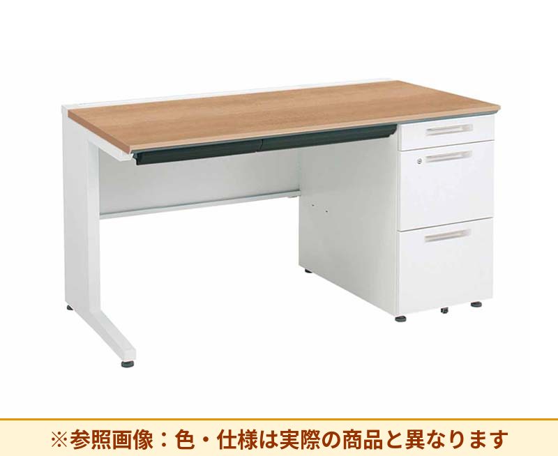 コクヨ ｉSデスクシステム 片袖机 右袖段数：3段 右袖仕様：A4ロング SD-ISN1375LCAS