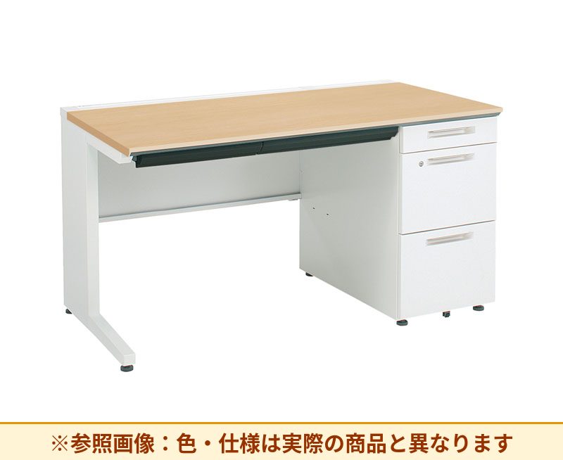 コクヨ ｉSデスクシステム 片袖机 右袖段数：3段 右袖仕様：A4ロング SD-ISN1375LCAS