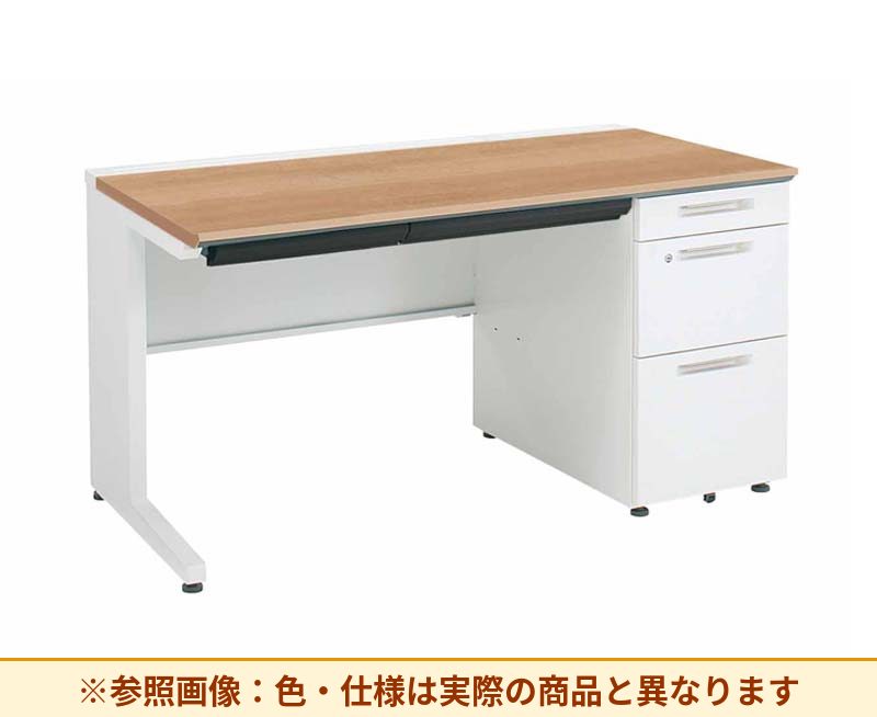 コクヨ ｉSデスクシステム 片袖机 右袖段数：3段 右袖仕様：B4ロング SD-ISN1375LCBS