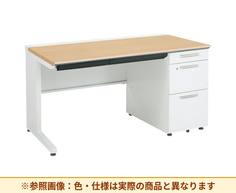 コクヨ ｉSデスクシステム 片袖机 右袖段数：3段 右袖仕様：B4ロング SD-ISN1375LCBS