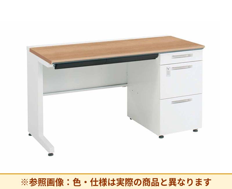 コクヨ ｉSデスクシステム 片袖机 右袖段数：3段 右袖仕様：A4ロング SD-ISN1375LDCAS