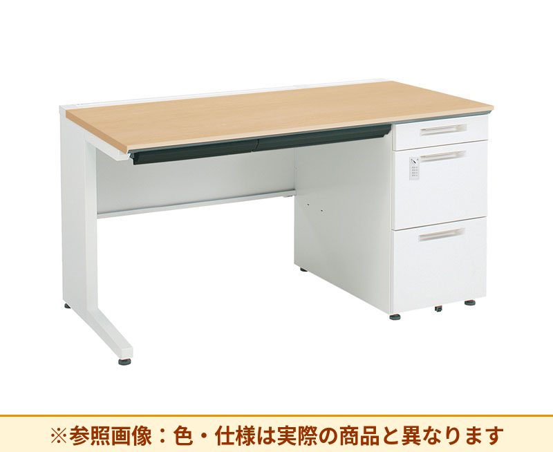 コクヨ ｉSデスクシステム 片袖机 右袖段数：3段 右袖仕様：A4ロング SD-ISN1375LDCAS
