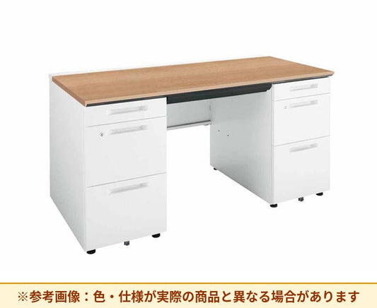コクヨ ｉSデスクシステム 両袖机 左袖段数：3段 右袖段数：3段 SD-ISN1475CABS