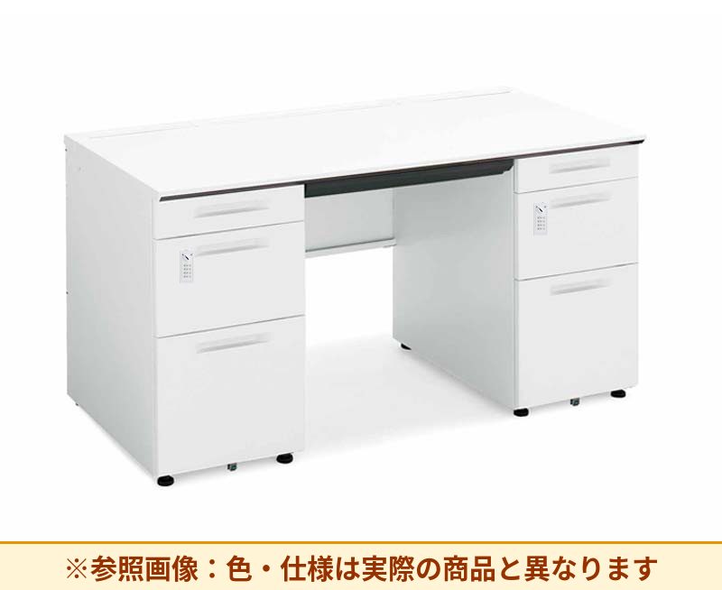 コクヨ ｉSデスクシステム 両袖机 左袖段数：3段 右袖段数：3段 SD-ISN1475DCBBS